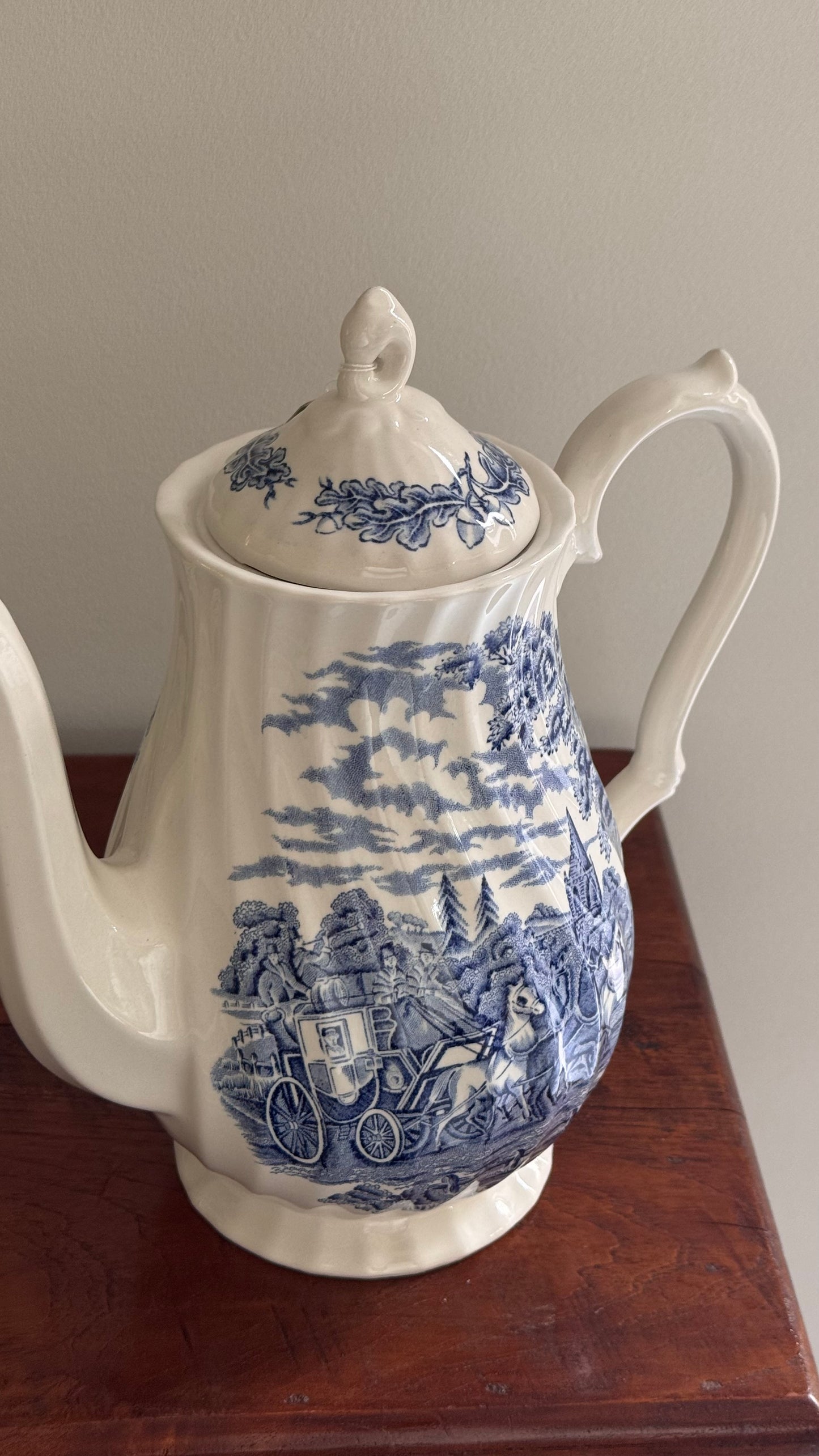 Vintage Blue & White Tea Set