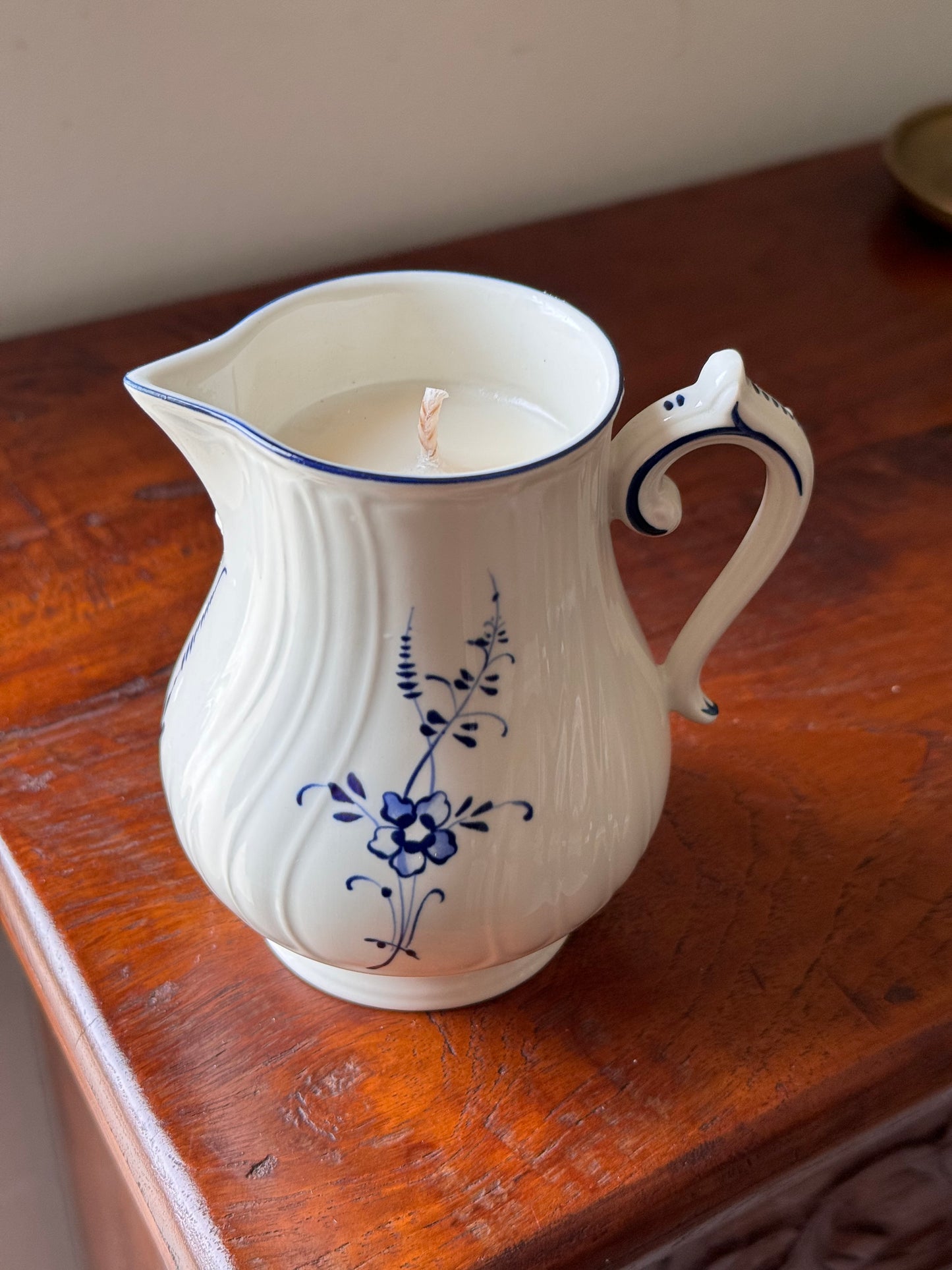 Antique Cream Pitcher Candle #ACS031
