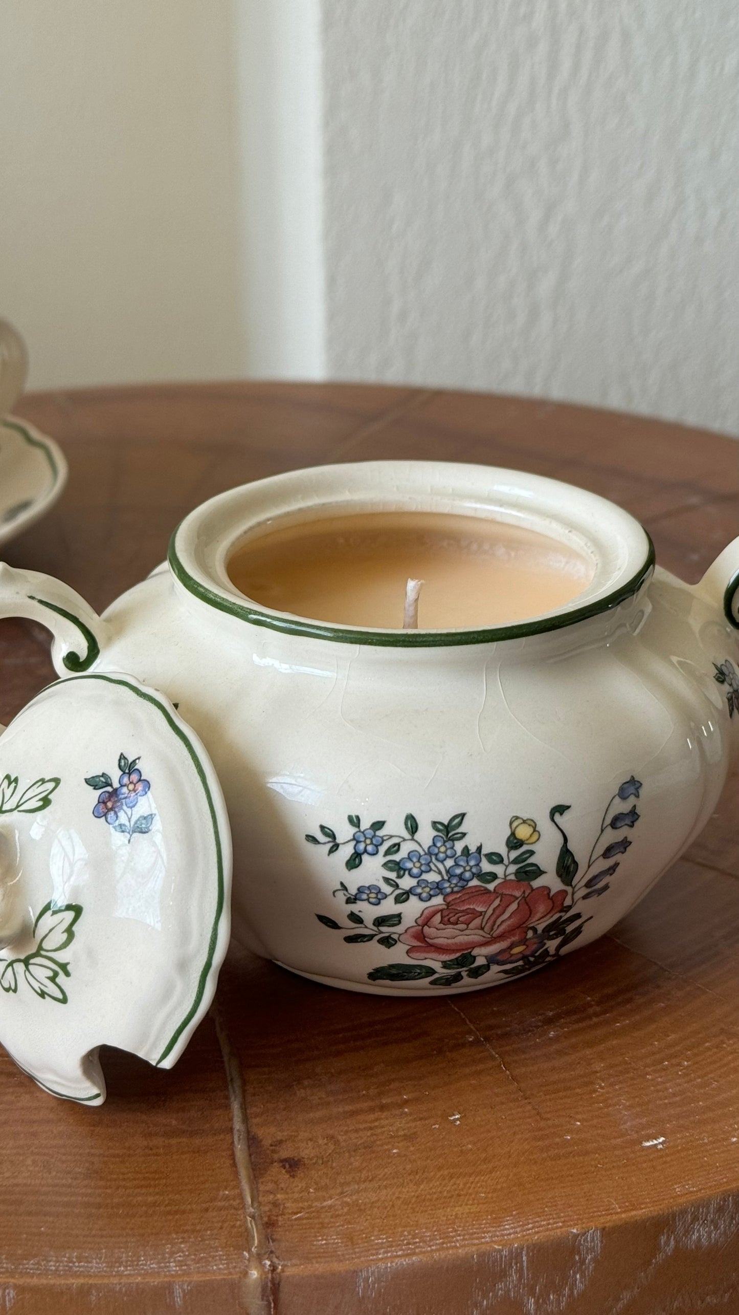 Antique Sugar Pot Candle #ACS042