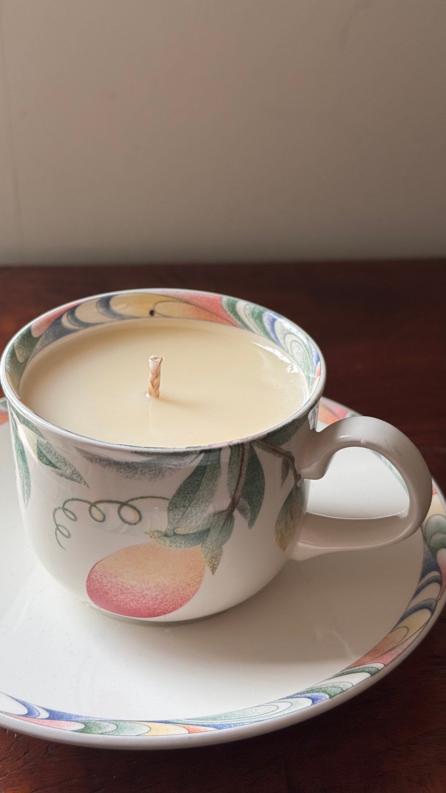 Antique Tea Cup Candle #ACS035