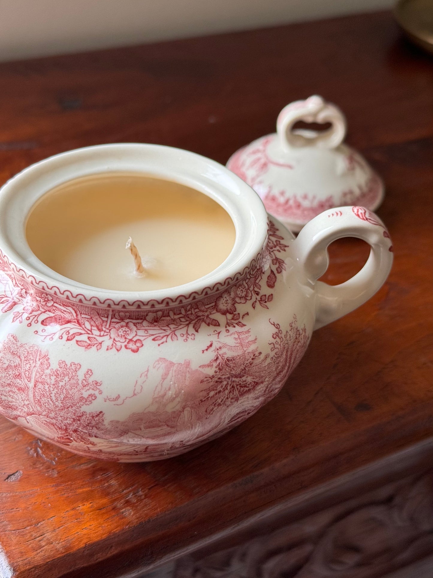 Antique Sugar Pot Candle #ACS033