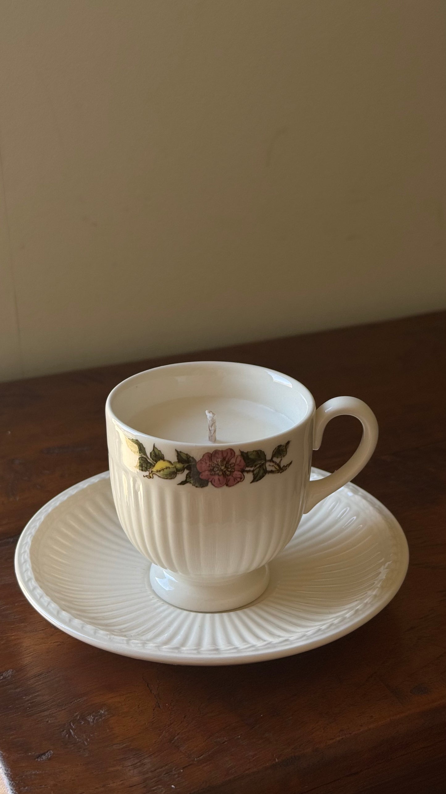 Antique Tea Cup Candle #ACS071