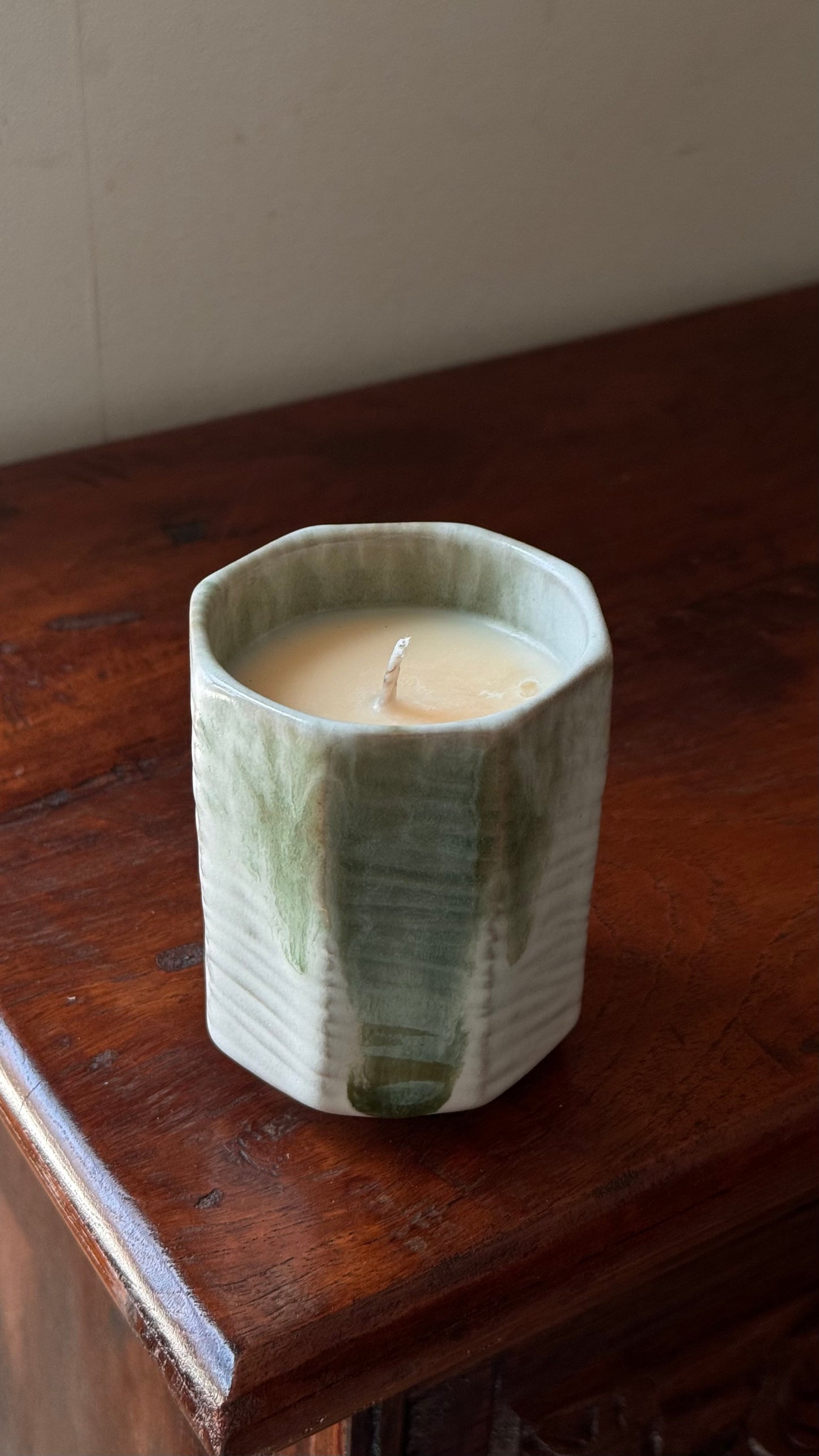 Green & White Ceramic