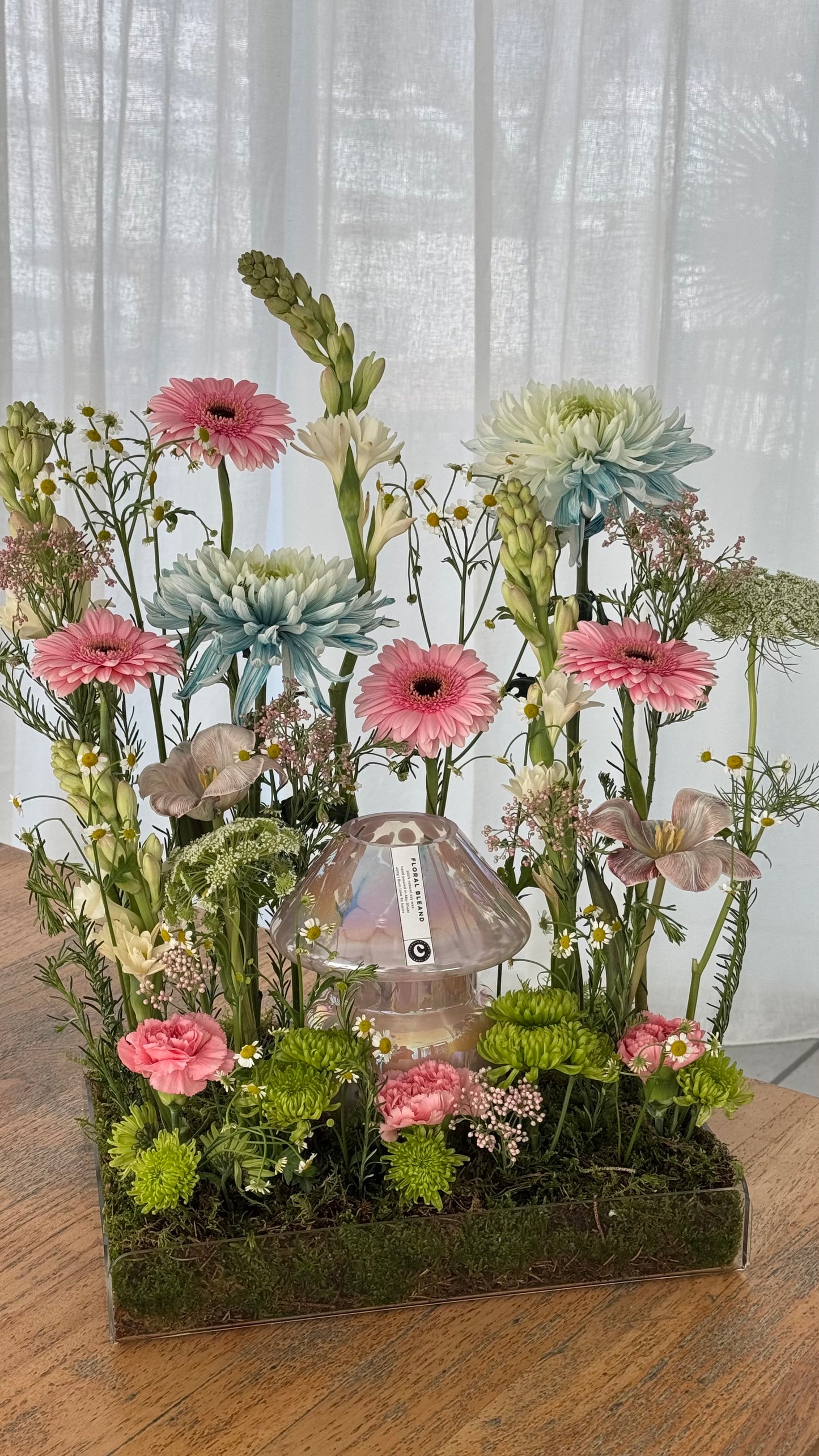 Mushroom Lamp Candle - Secret Garden