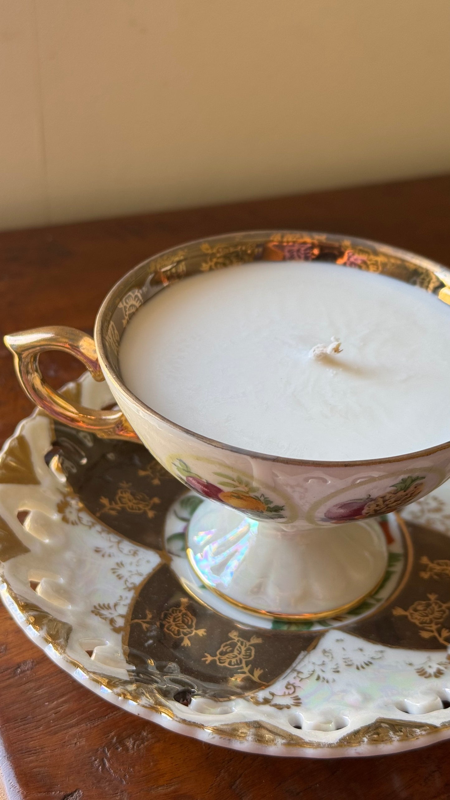 Antique Cup Candle #ACS051