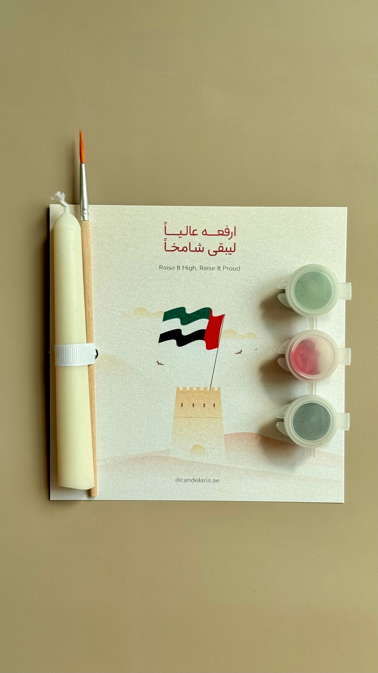 Flag Day | Giveaway Candle Painting Kit #V2