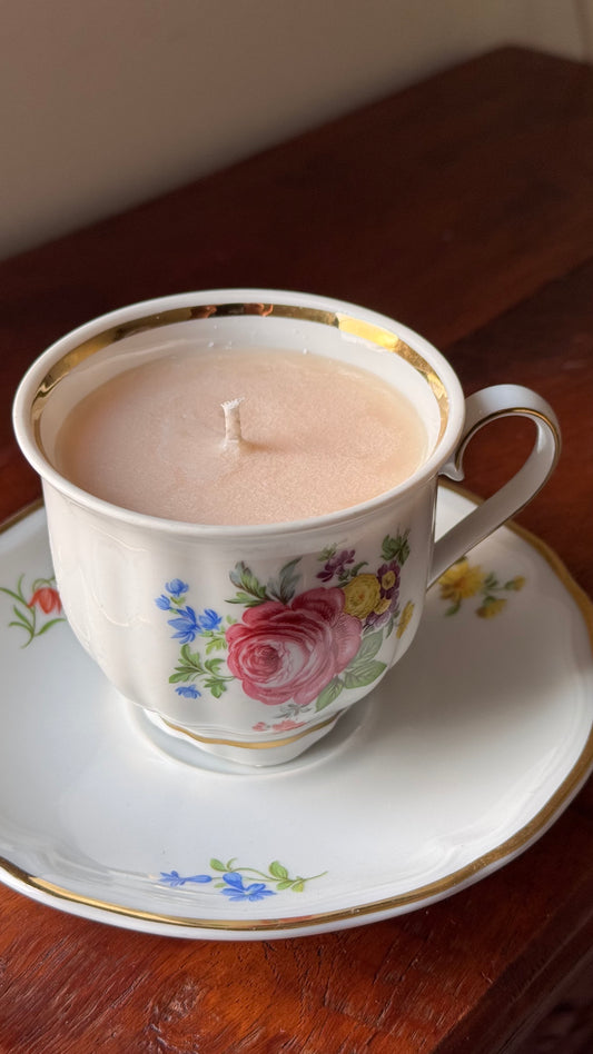 Antique Cup Candle #ACS078