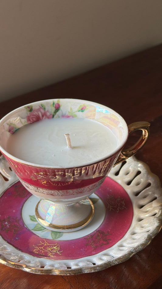 Antique Cup Candle #ACS053