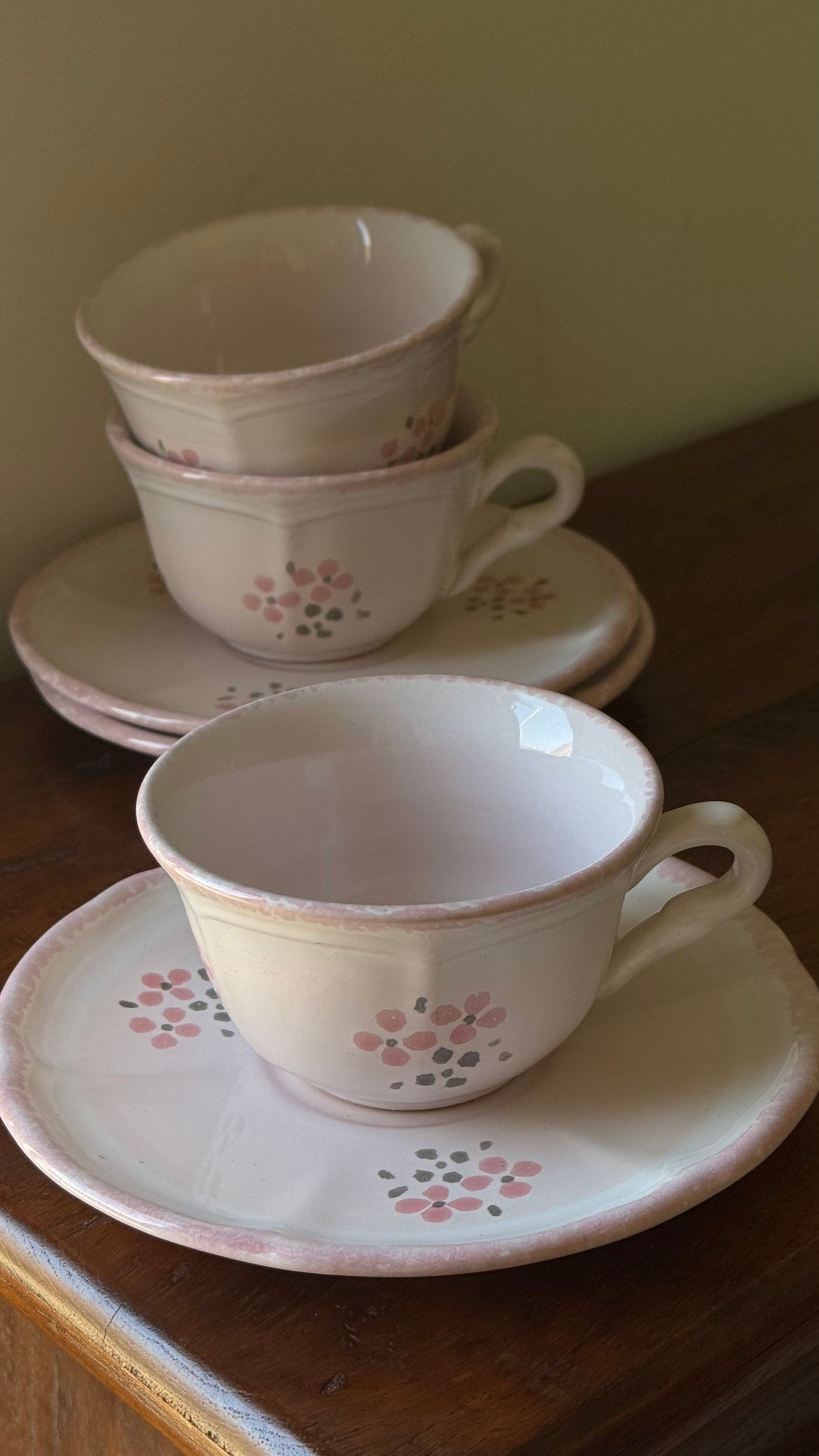 Antique Cup Pink (set of 2 cups)