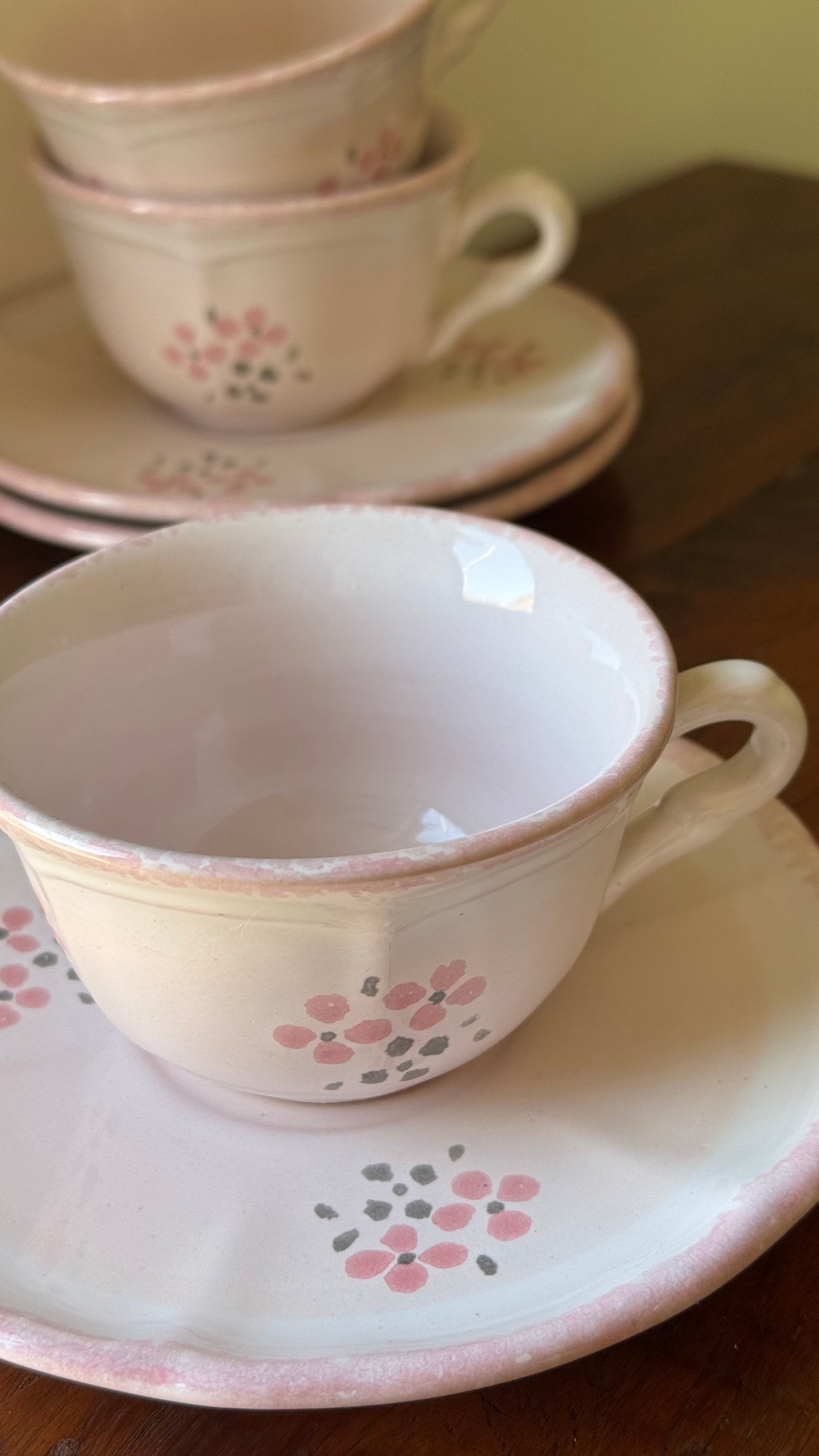 Antique Cup Pink (set of 2 cups)