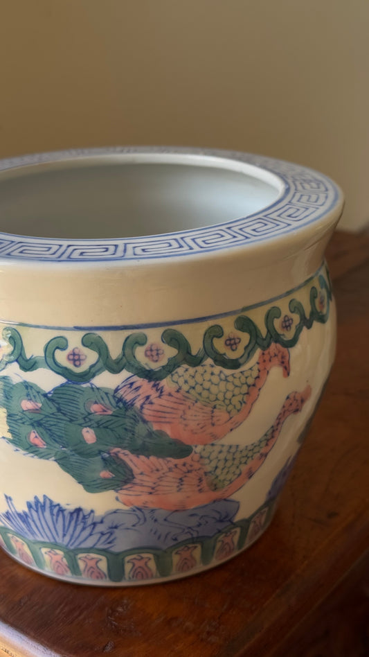 Vintage Chinese Porcelain Planter