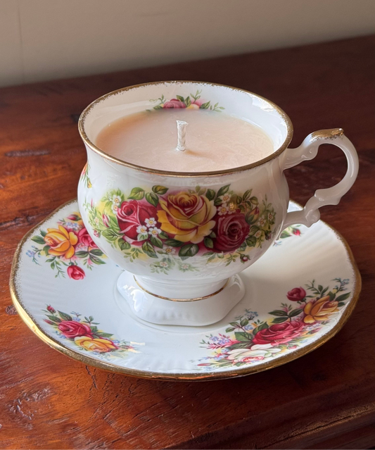 Antique Cup Candle #ACS079