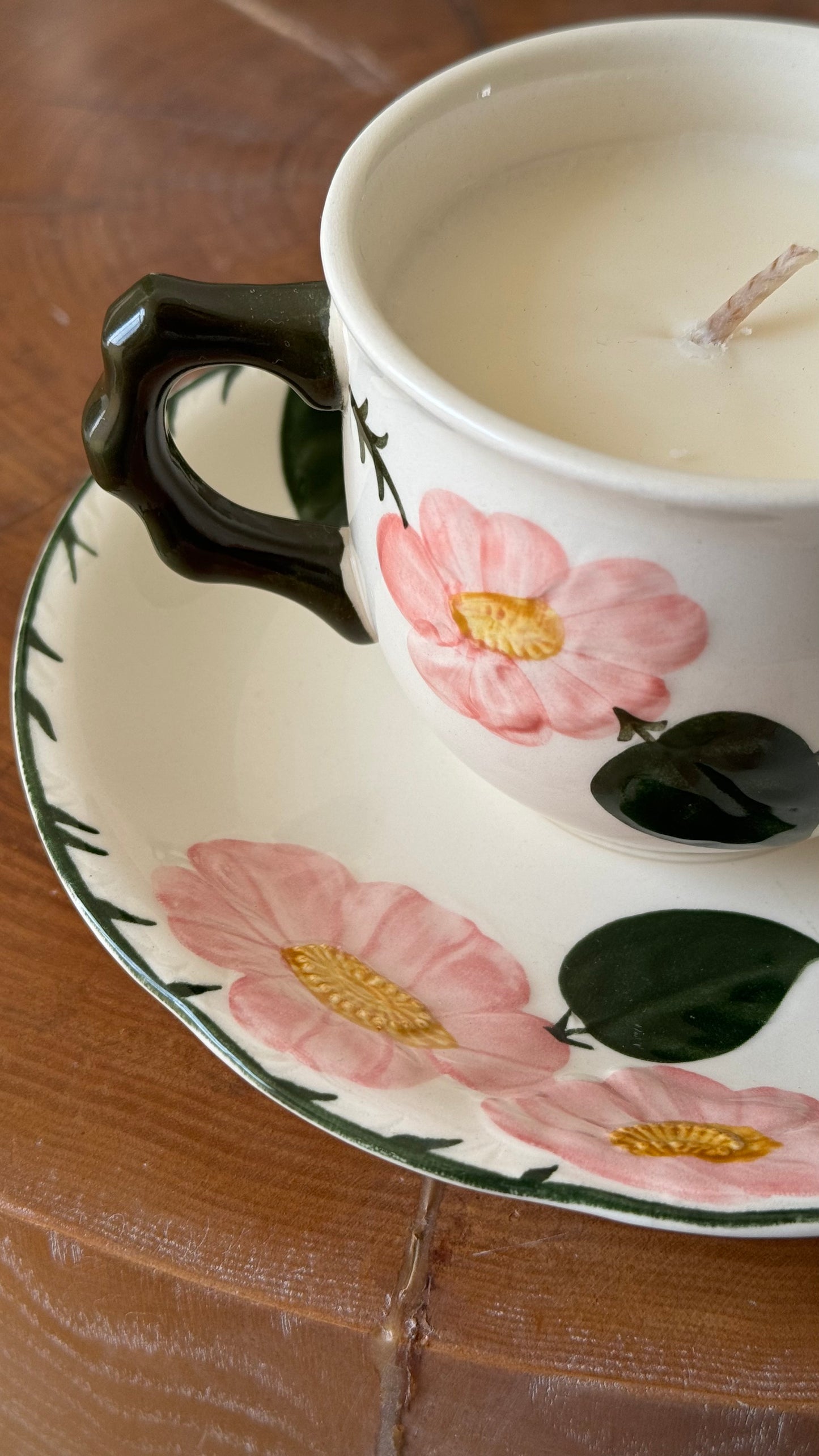 Antique Tea Cup Candle #ACS039