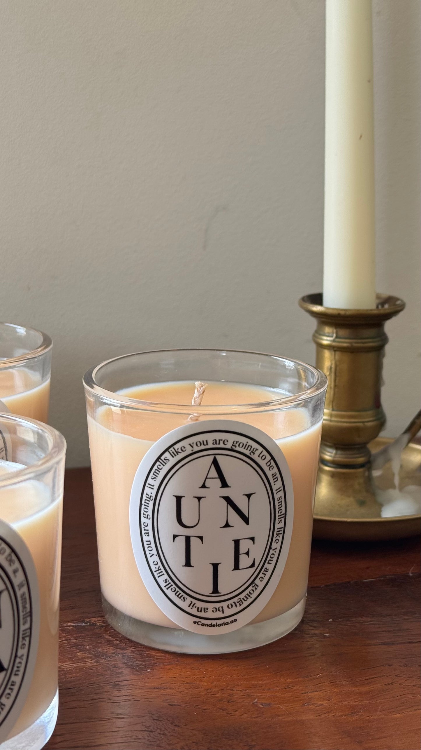 Pregnancy Announcement Candle