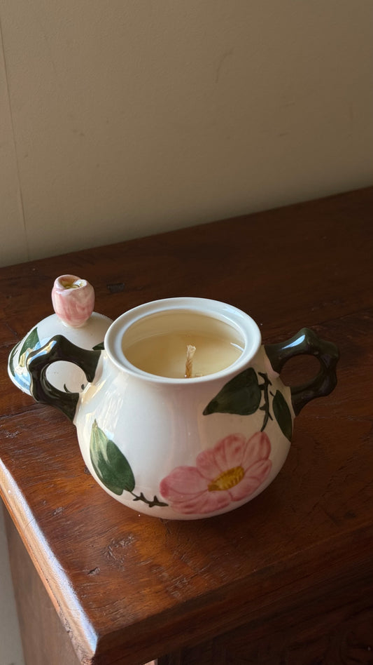 Antique Sugar Pot Candle #ACS040