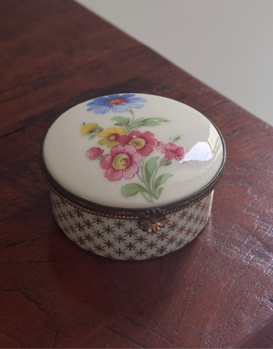 Vintage Handmade Trinket Box