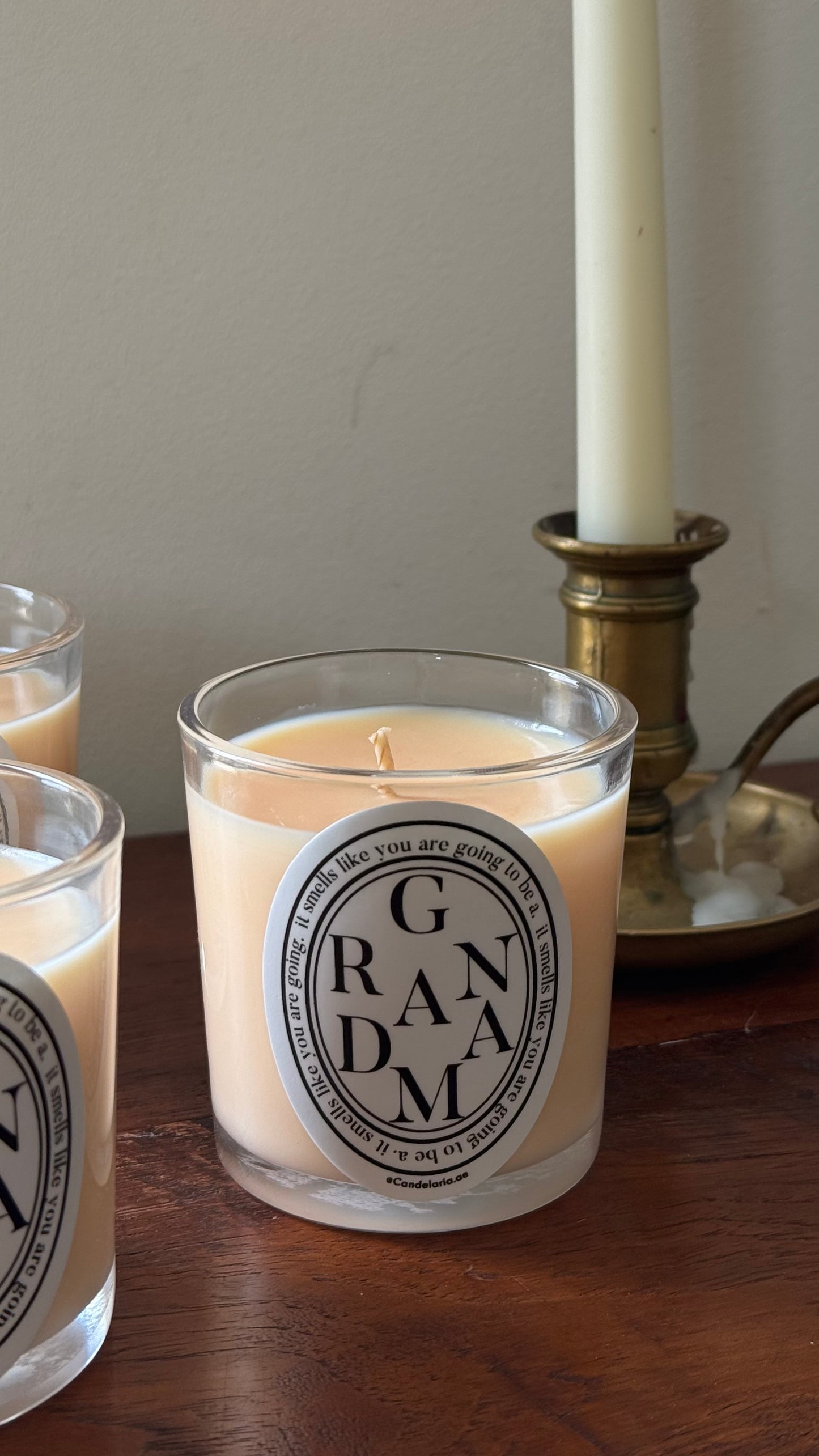 Pregnancy Announcement Candle