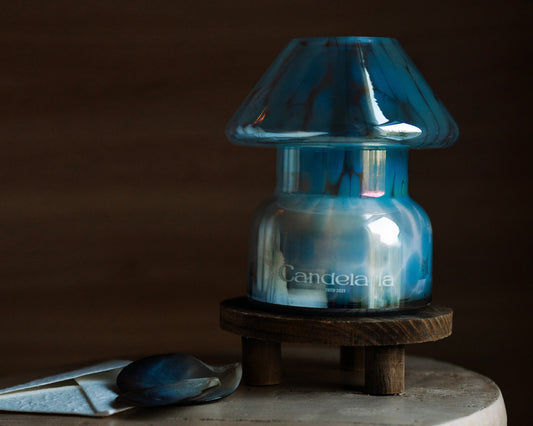 Mushroom Lamp Candle - Sea Breeze