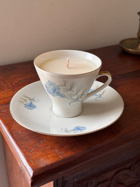 Antique Tea Cup Candle #ACS032