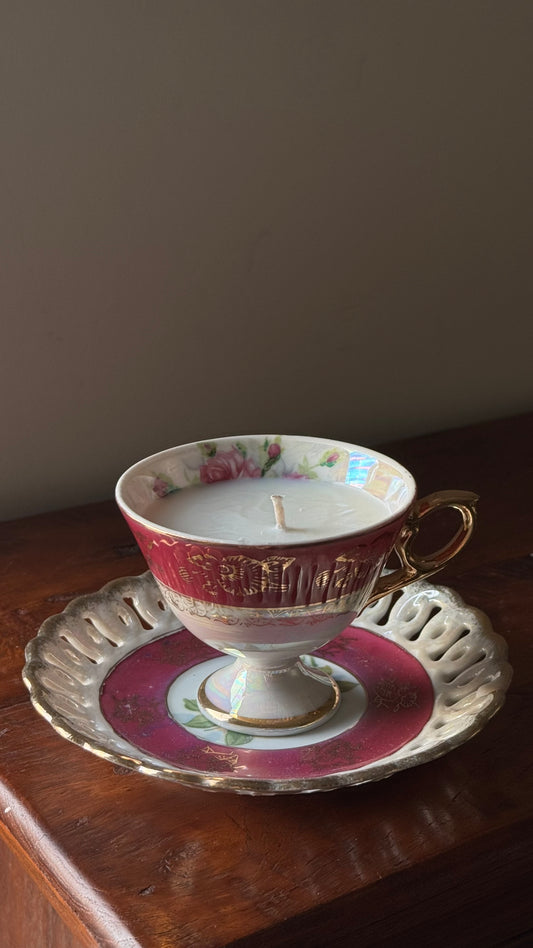 Antique Cup Candle #ACS053