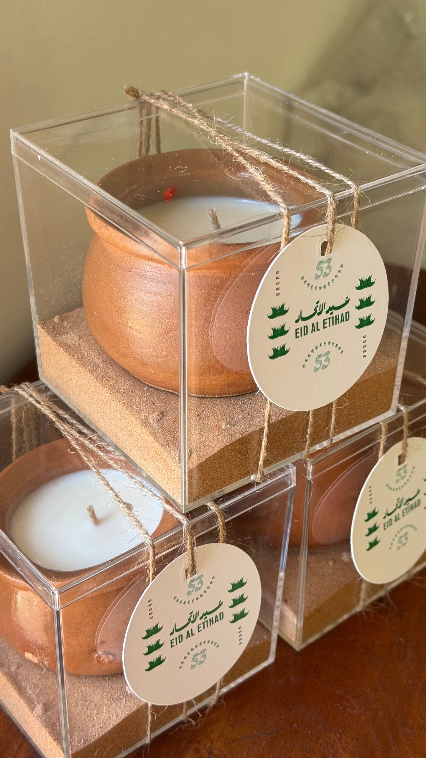 Small Clay Pot Candle