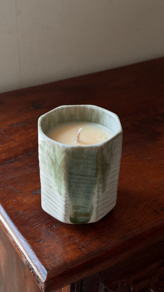 Green & White Ceramic
