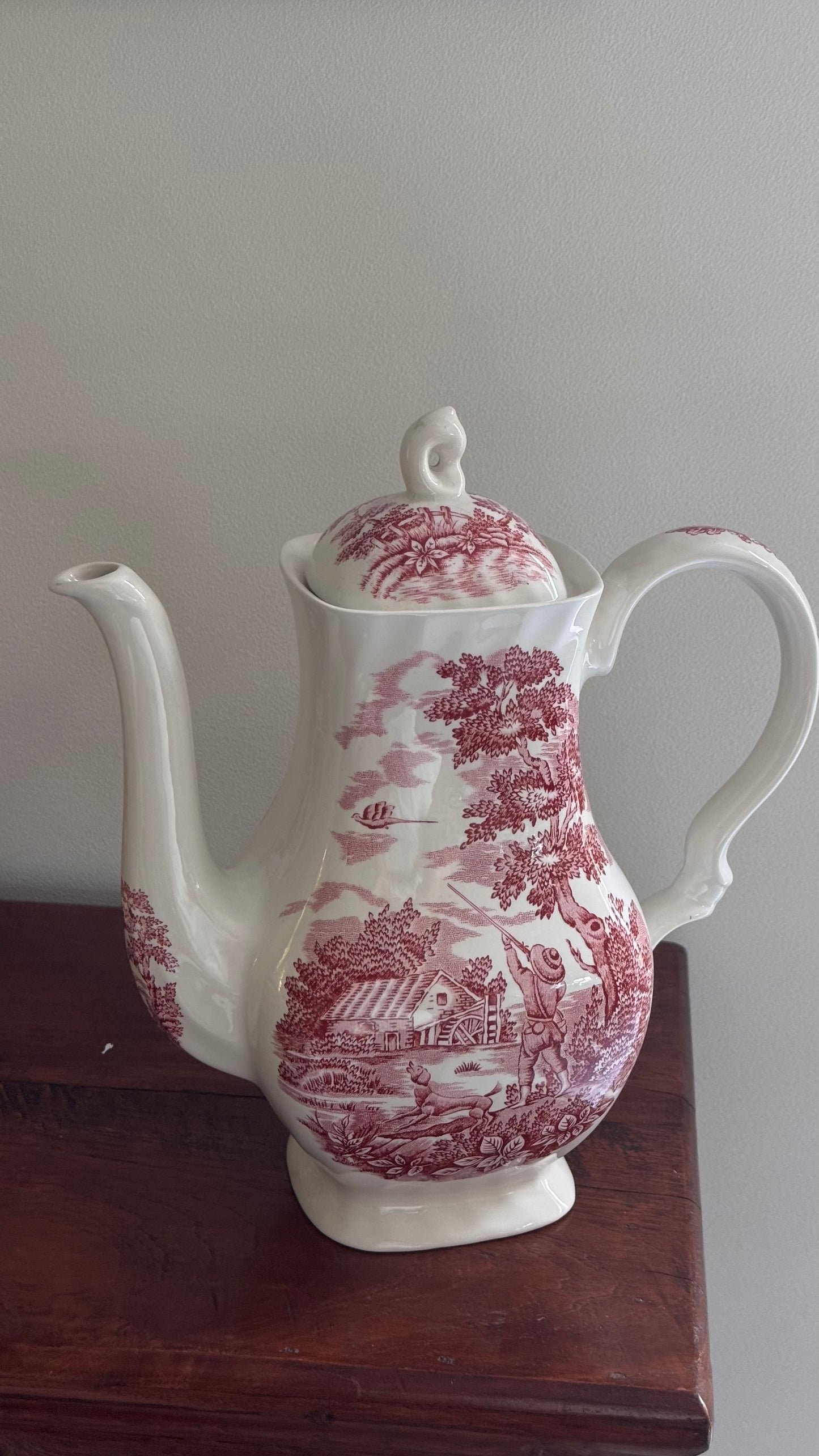 Wood's Ware England Scenery Vintage Tea Set