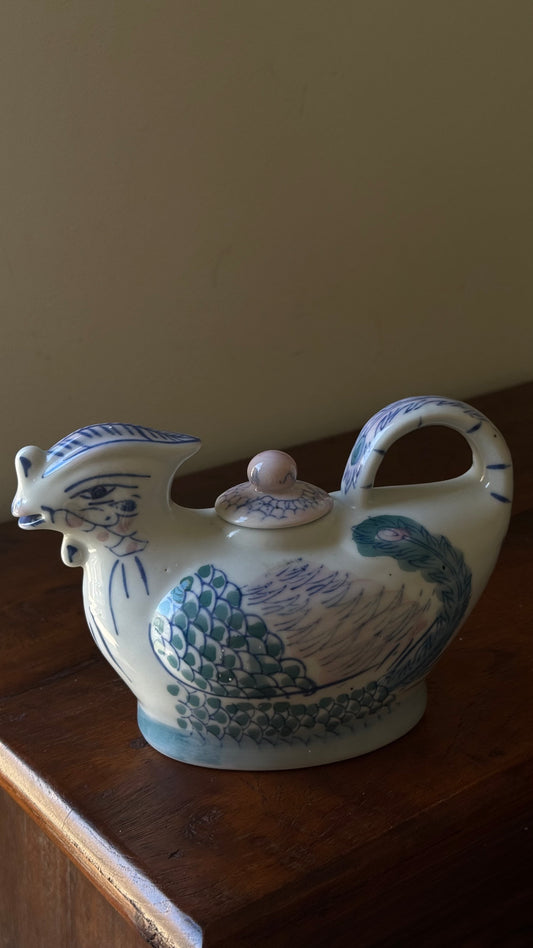 Oriental Bird Tea Pot