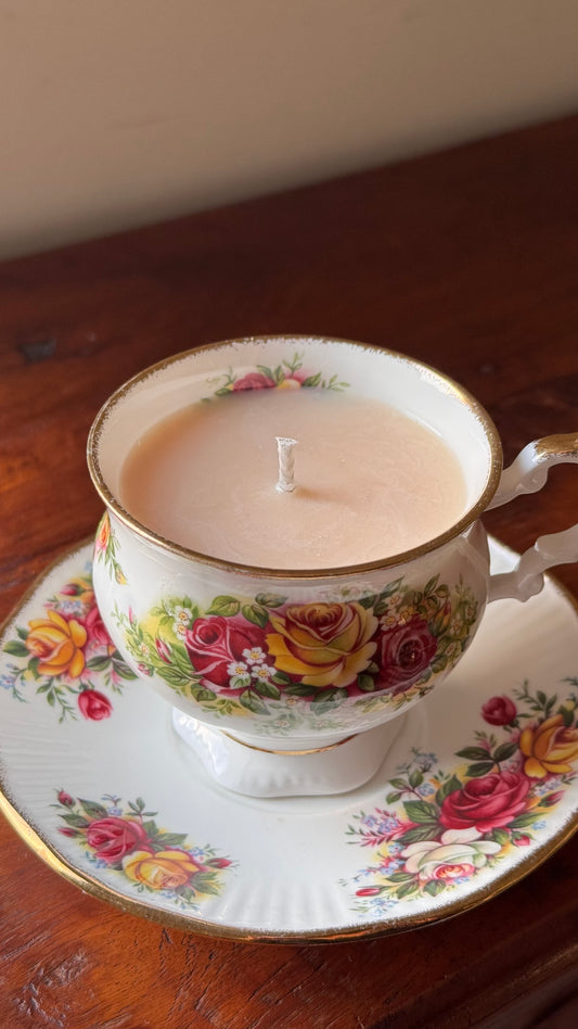 Antique Cup Candle #ACS079