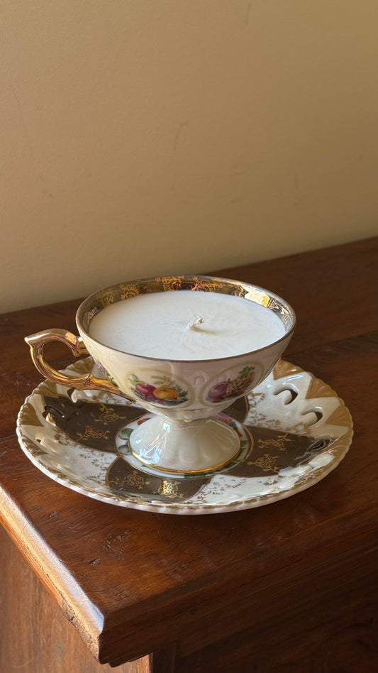 Antique Cup Candle #ACS051