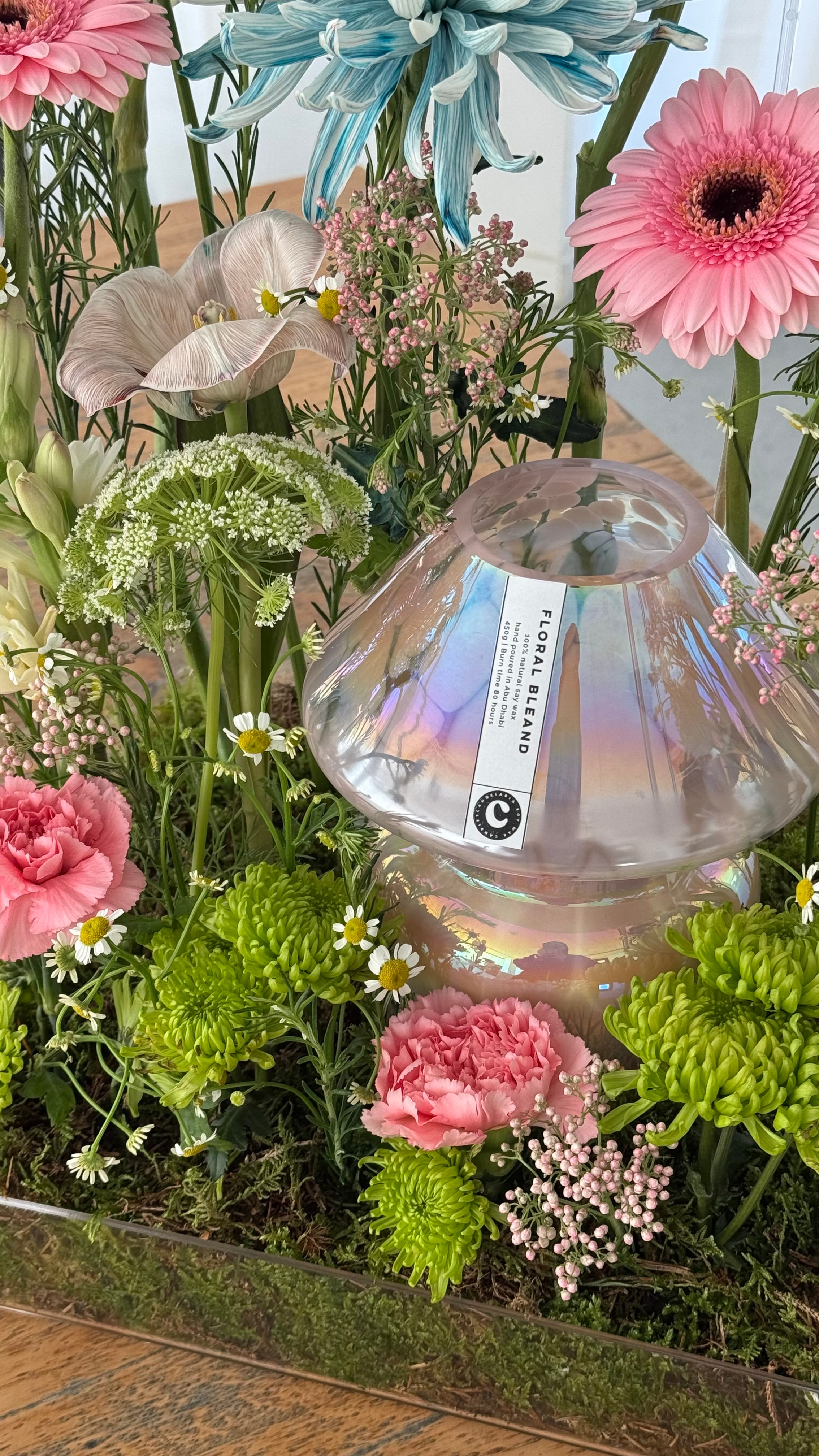 Mushroom Lamp Candle - Secret Garden