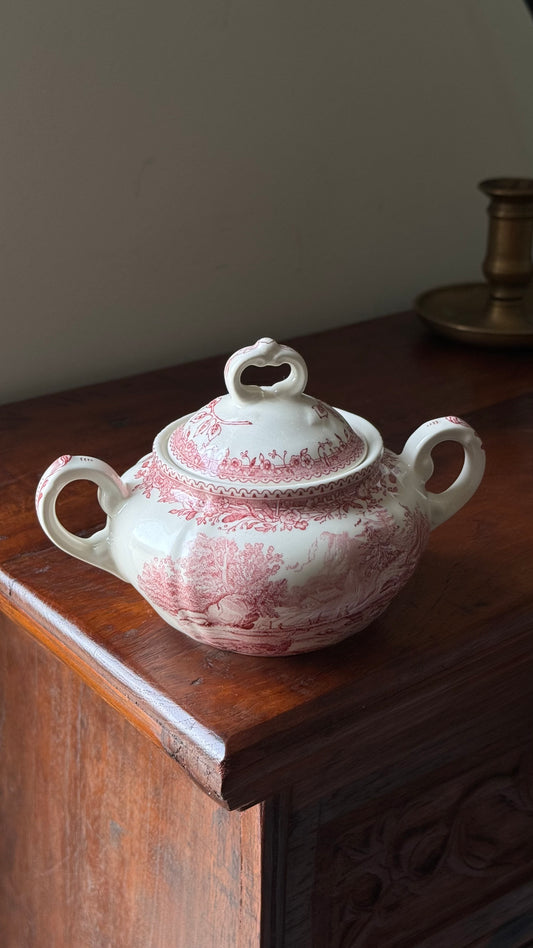 Antique Sugar Pot Candle #ACS033