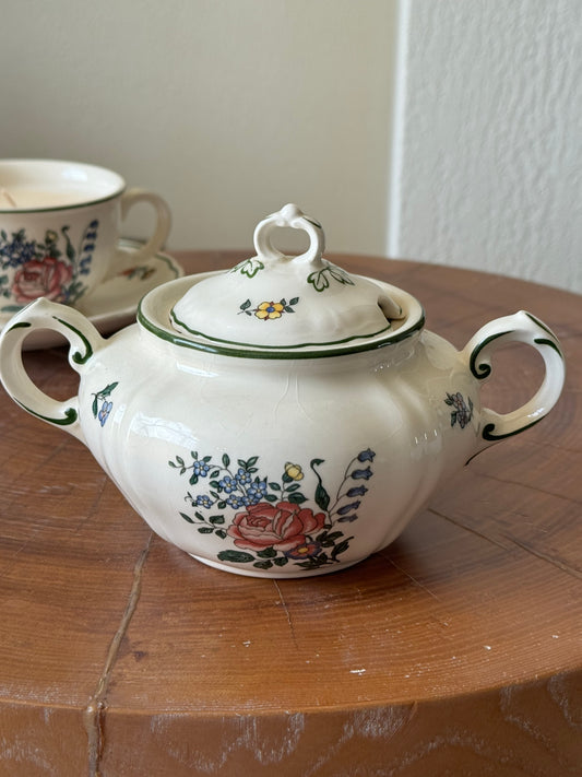 Antique Sugar Pot Candle #ACS042