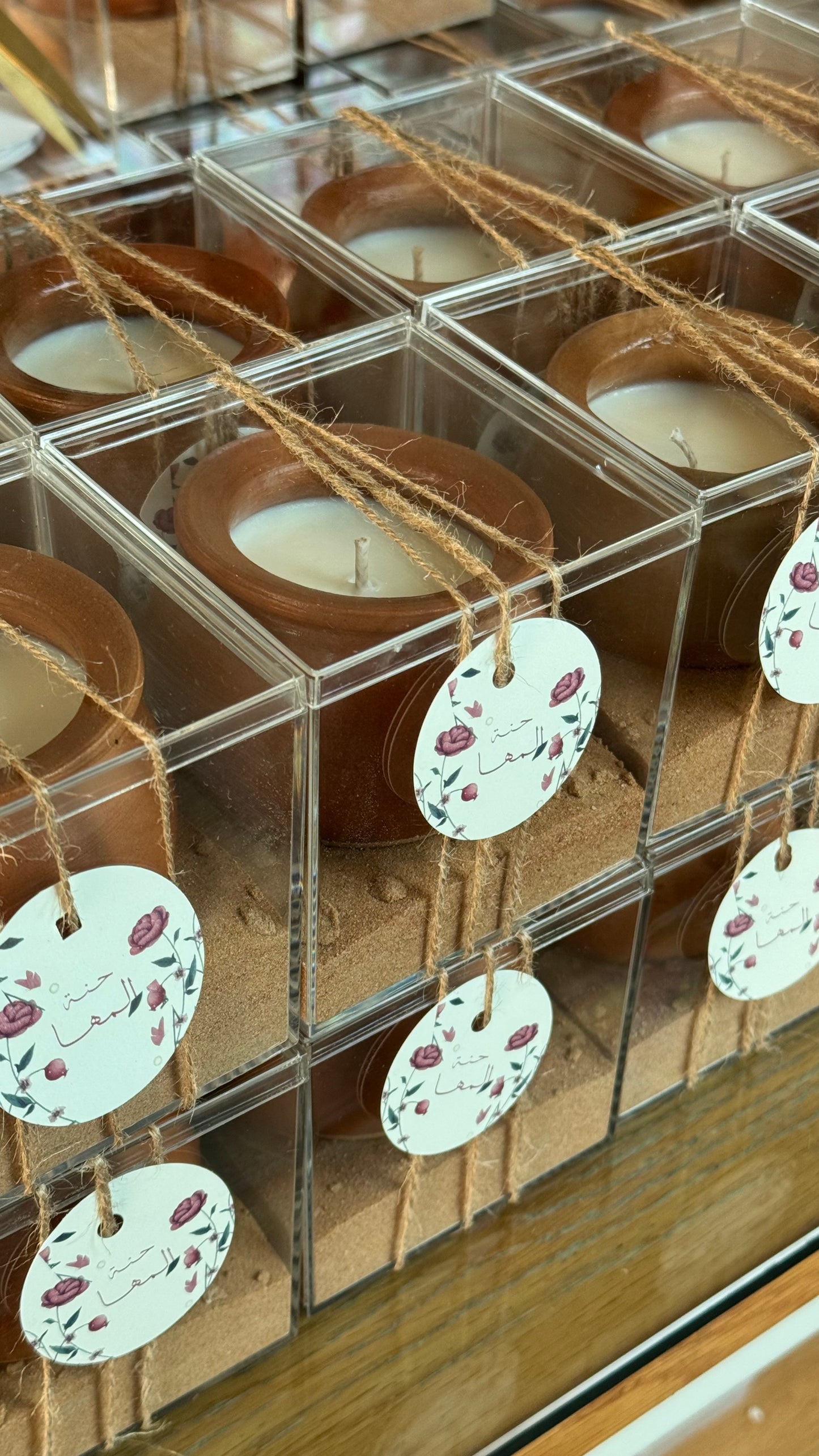 Small Clay Pot Candle