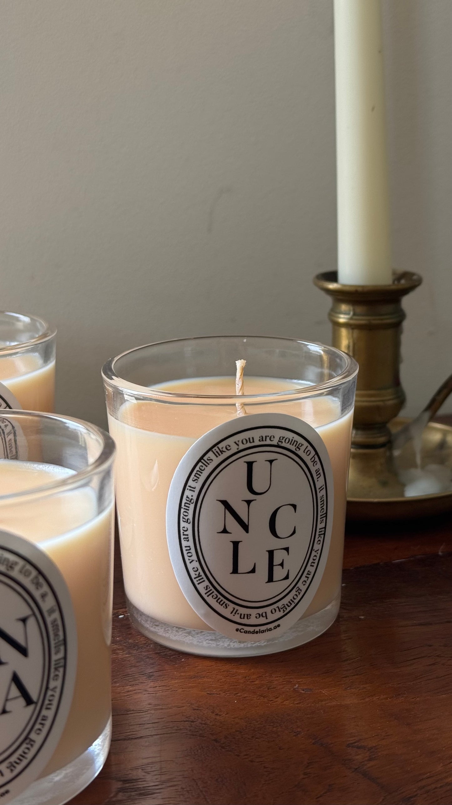 Pregnancy Announcement Candle