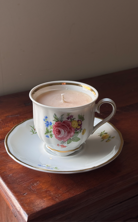 Antique Cup Candle #ACS078