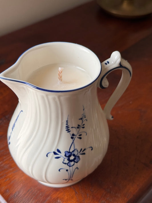 Antique Cream Pitcher Candle #ACS031