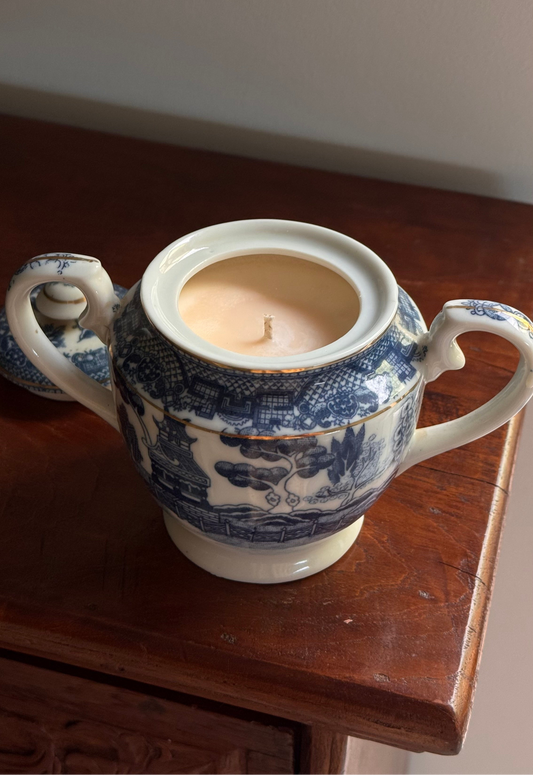 Antique Sugar Pot Candle #ACS085
