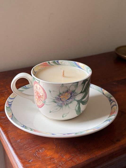 Antique Tea Cup Candle #ACS035