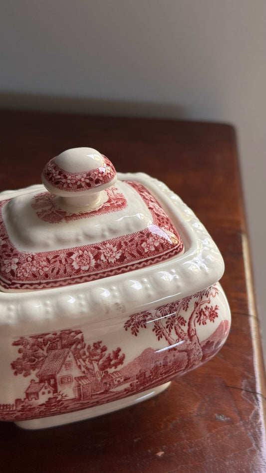 Antique Sugar Jar Candle #ACS089