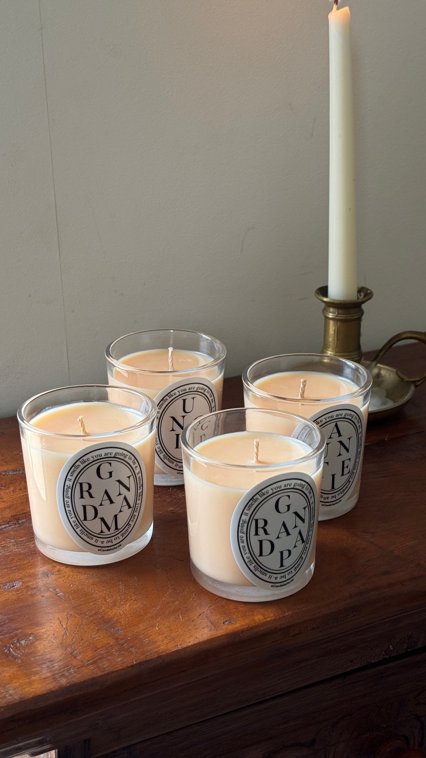 Pregnancy Announcement Candle