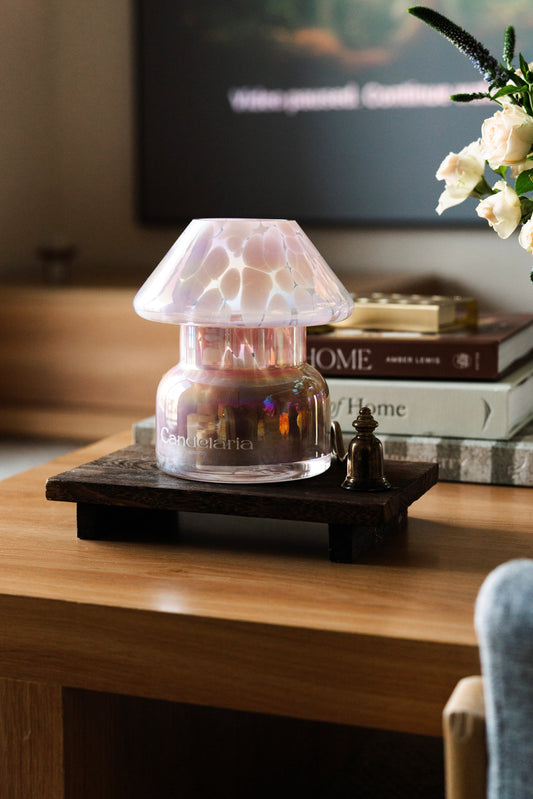 Mushroom Lamp Candle - Secret Garden