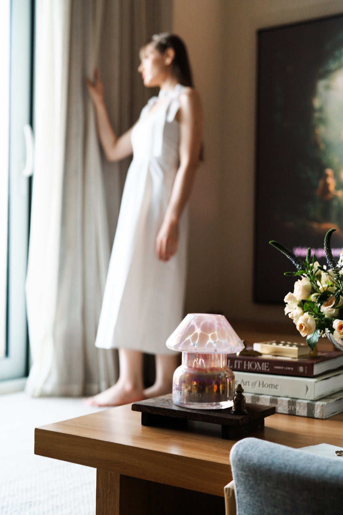 Mushroom Lamp Candle - Secret Garden