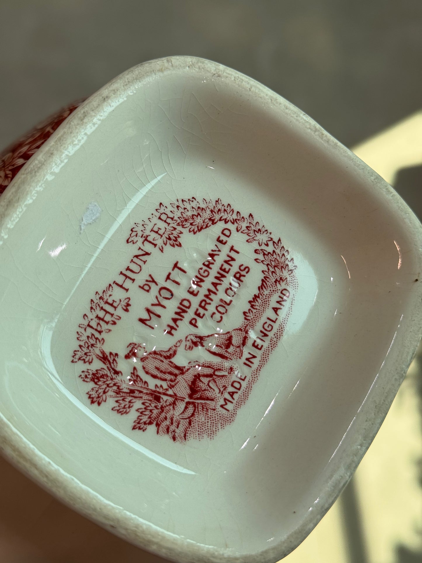 Wood's Ware England Scenery Vintage Tea Set