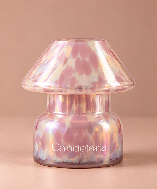 Mushroom Lamp Candle - Secret Garden